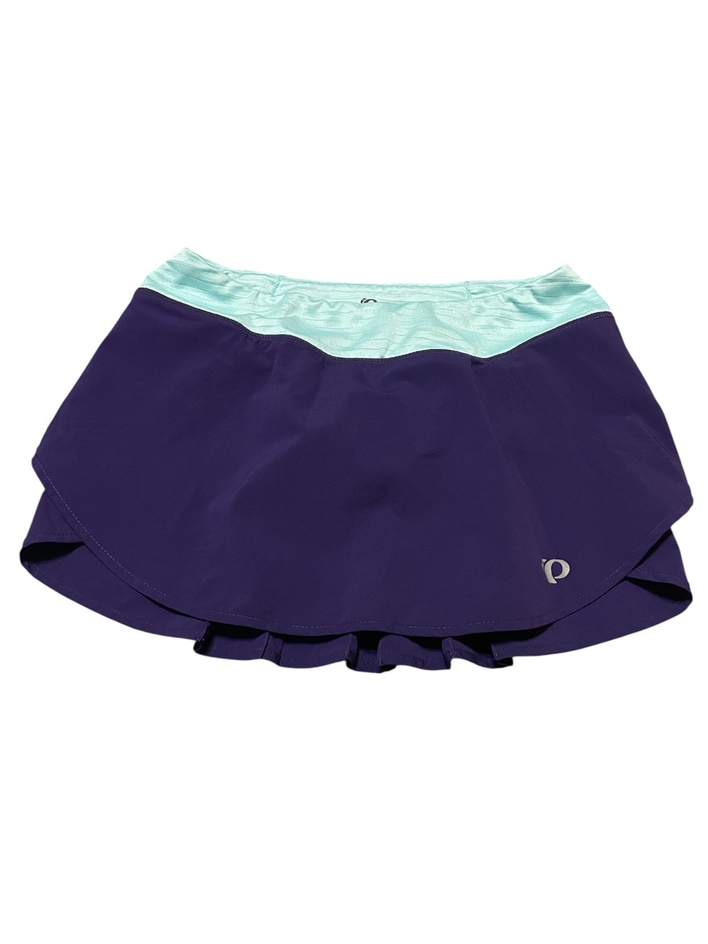 Women's Pearl Izumi Fly Run Skirt, Blackberry/Aruba Blue, XS, Athletic